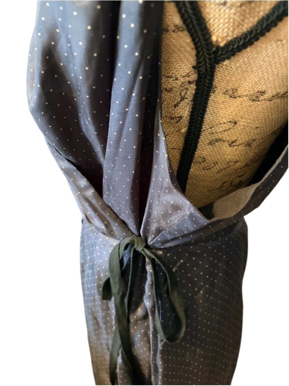 Biya by Johnny Was Silk Small Dot Wrap Dress Women’s Size XL - Picture 7 of 14